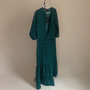 Gorgeous long green dress